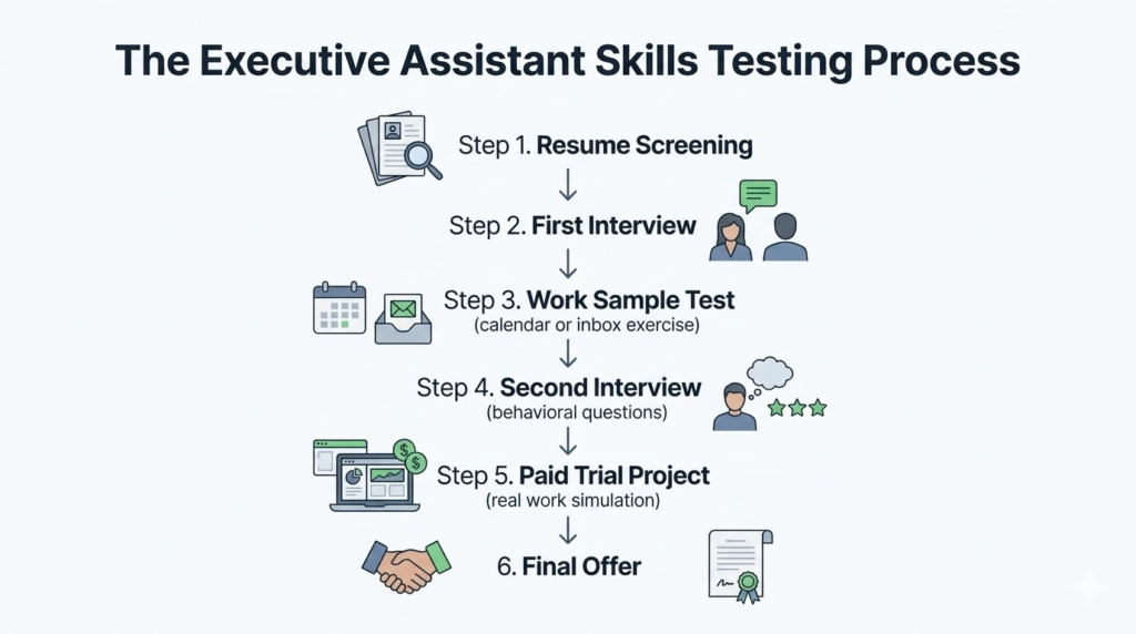assessing executive assistant skills | Outsourced Scale